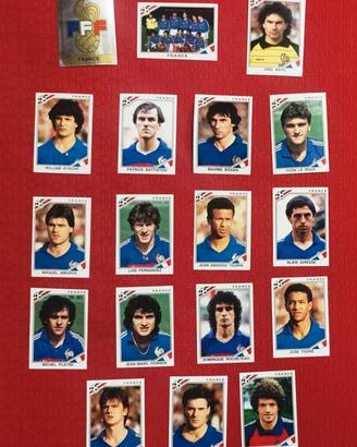 Figurine Mexico 86 - France °° Scudetto + Squadra