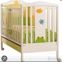 Lettino con sponde rimovibii