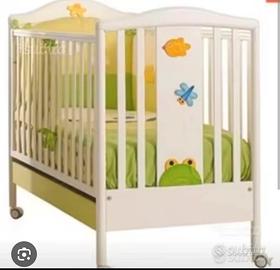 Lettino con sponde rimovibii