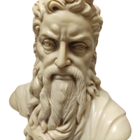 Statua Mosè di Michelangelo anni 70