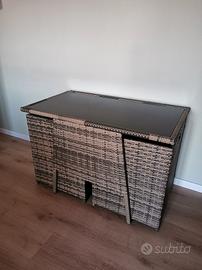 Tavolo da terrazzo o giardino, per due persone! 