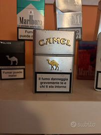Porta sigarette metallo da collezione