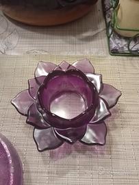 porta candele chakra loto
