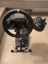 Logitech G920 + cambio e wheel stand pro per XBOX
