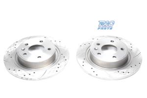 DISCHI FRENO FORATI E SCANALATI PER HONDA