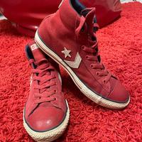 Converse All Star rosse scamosciate nr. 38.5