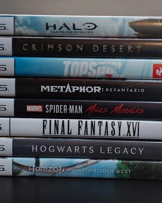 8 Giochi PS5 - Halo, Crimson Desert, Metaphor etc