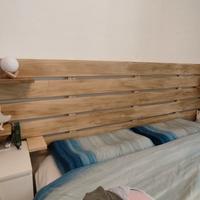 testiera letto artigianale cm250x67, 5