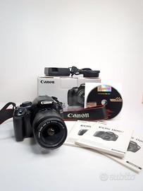 Canon EOS 1100D Fotocamera Reflex DSLR con EF-S 18