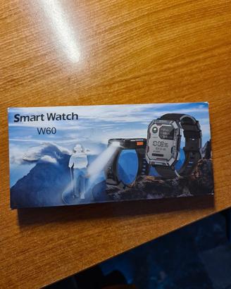 Smartwatch Uomo, 2.01" con Torcia e Bussola