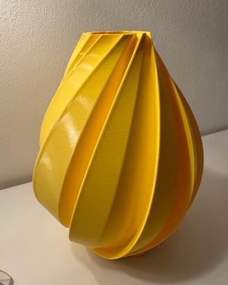 Vaso giallo in PLA shapeless