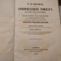 Su le procedure di spropiazioni forzata .......