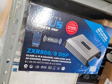 Amplificatore 8 canali con bluetooth e dsp +drc