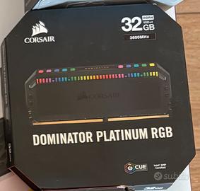 Ram Corsair Dominator Platinum 3600 CL 16 4x8 Gb