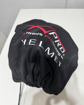 Casco moto/scooter nero XPRO come nuovo + sacca