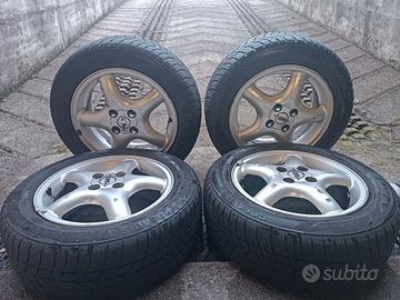 Set 4 cerchi in lega Opel R15 con pneumatici