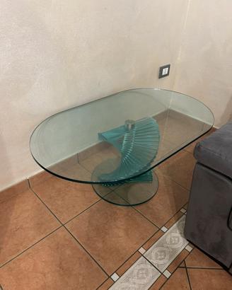 Tavolino di vetro