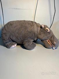 Pupazzo peluche ippopotamo Ikea 65x30cm grande