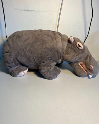 Pupazzo peluche ippopotamo Ikea 65x30cm grande