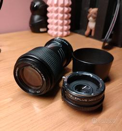 Tamron 70-210 mm con extender 2x