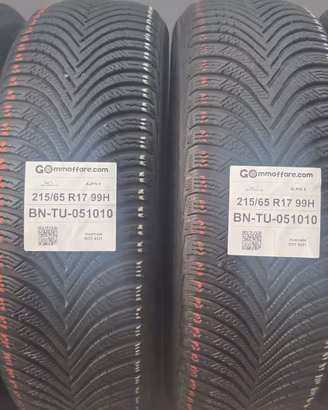 4 Pneumatici 215/65 R17 Michelin Alpin 5