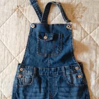 Salopette bambina 7/8 anni