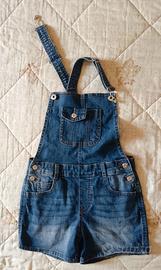 Salopette bambina 7/8 anni