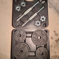 Set di manubri e dischi