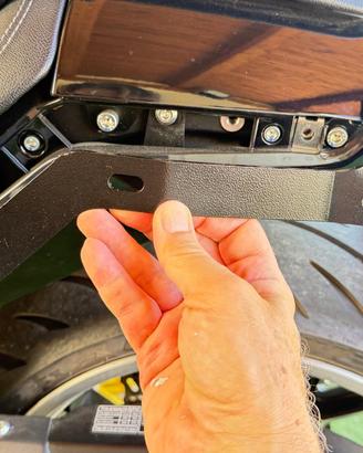 MBP C1002V Schienalino + portapacchi in acciaio