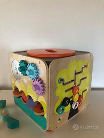Maxi cubo multi-attività Janod in legno 12-36 mesi