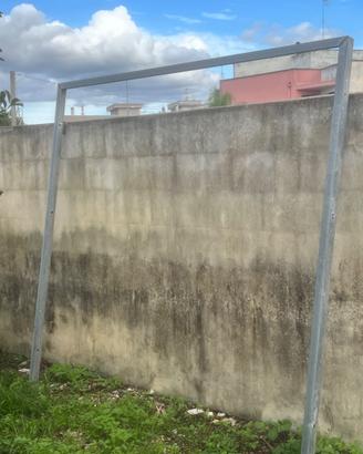 Telaio portone ferro zincato 240x250 cm