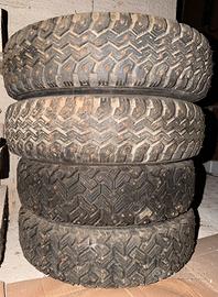 Gomme da neve chiodate con cerchi Fiat