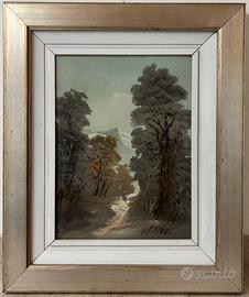 Quadro diointo a mano Paesaggio di Maldini