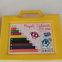 Regoli colorati + blocchi logici