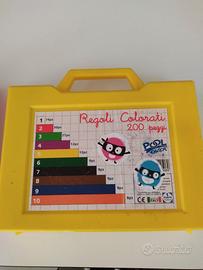 Regoli colorati + blocchi logici