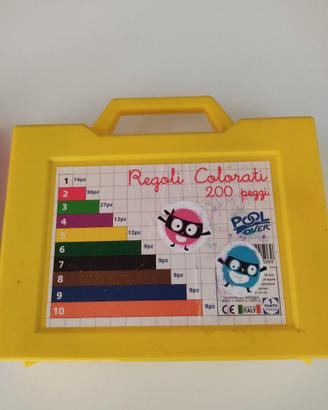 Regoli colorati + blocchi logici