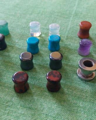 Orecchini coppie dilatatori 0,8 mm