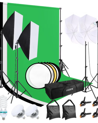 studio fotografico,  cotone Greenscreen, set