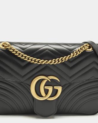 Gucci GG Marmont Media Nera pari al nuovo