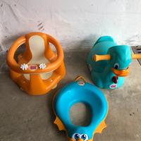 Trio okbaby " seggioliono vasino riduttore "