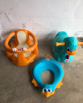 Trio okbaby " seggioliono vasino riduttore "