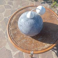 🔵 Lampadario Moderno Grigio Marmorizzato