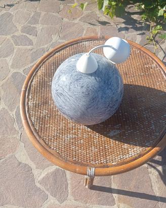 🔵 Lampadario Moderno Grigio Marmorizzato