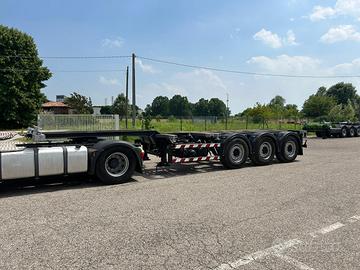Semirimorchio porta container Broshuis- Lintrailer