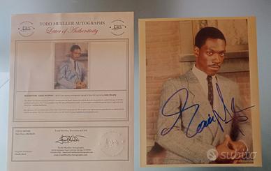 foto con autografo di Eddie Murphy con certificato