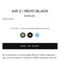 Occhiali da sole Revo air 2,cromatici e polarizzat