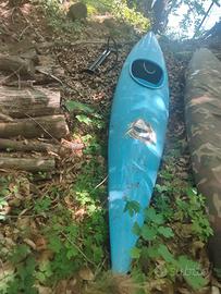kayak 4m con sacca di galleggiamento