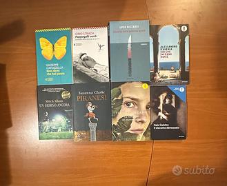 Lotto 8 Libri Romanzi Bestseller e Narrativa
