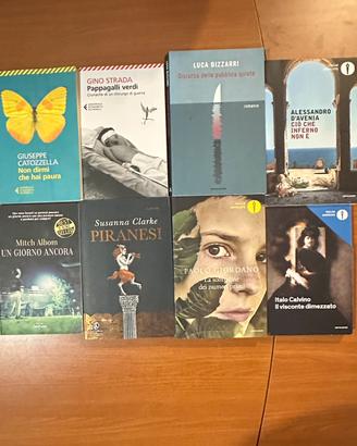 Lotto 8 Libri Romanzi Bestseller e Narrativa