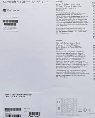 Microsoft Surface Laptop 3 per tecnici/riparatori